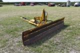 12' 6-way tractor blade w/ mounting frame