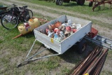 2-wheel trailer w/ contents