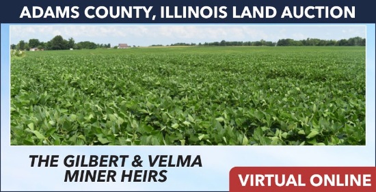 Adams County, IL Land Auction - Miner Heirs