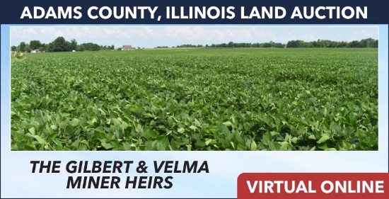 Adams County, IL Land Auction - Miner Heirs