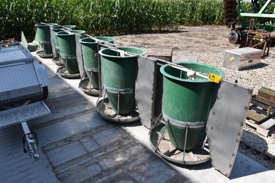 (6) Osborne hog feeders