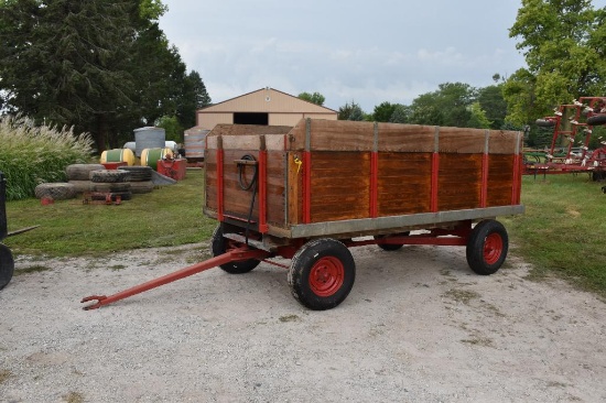 Montgomery Wards 6' x 12' low load barge wagon w/ Wards running gear