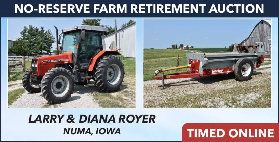No-Reserve Farm Retirement Auction - Royer
