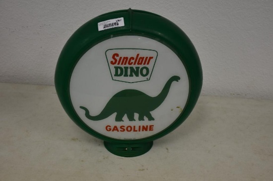 Sinclair Dino Gasoline plastic globe with 1 glass insert