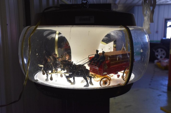 Budweiser Clydesdale carousel light (original and working)