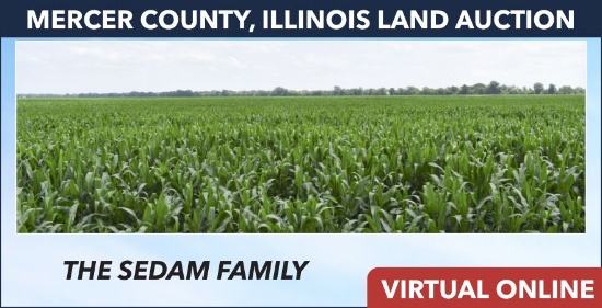 Mercer County, IL Land Auction - Sedam Family