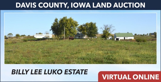 Davis County, IA Land Auction - Luko Estate