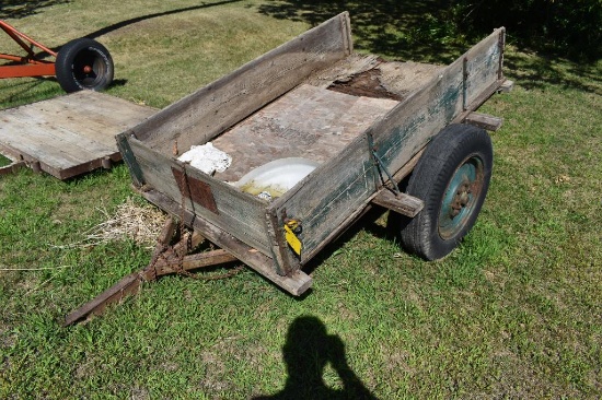 2 wheel 45" X 72" farm trailer