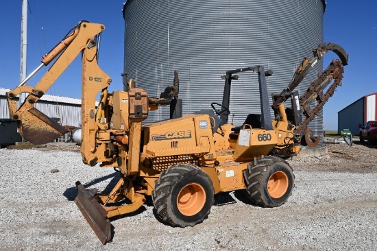 Case 660 trencher backhoe