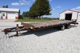 Trail-Eze 19'+5' flatbed trailer
