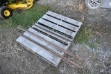 Pallet of water main tools