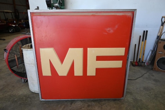 Massey Ferguson 4'x4' double sided lighted sign