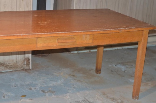 Large Wooden Classroom Style Desk