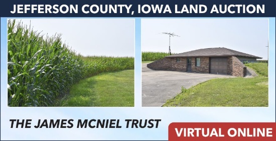 Jefferson County, IA Land Auction - McNiel Trust