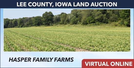 Lee County, IA Land Auction - Hasper Family Farms