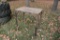 3' steel top table