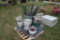 Pallet of fencing supplies as pictured