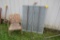 Combine sieve and metal chair