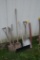 Quantity of long handled tools
