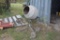 Portable concrete mixer w/ electric motor