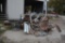 Large pile of scrap iron as pictured