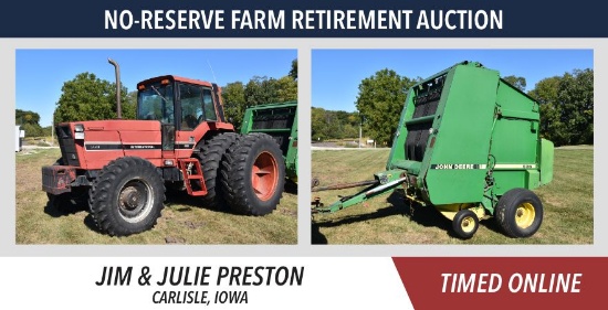 No-Reserve Farm Retirement Auction - Preston
