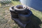 Quanity of tires and wheels