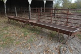 (2) 10' steel feed bunks