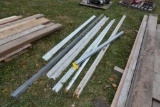 Quantity of door track and used tin work