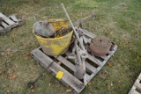 Pallet of primitive items