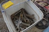 Bucket of older wrenches