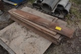 Pallet of rough sawn Walnut lumber
