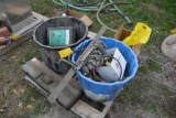 Pallet of sprayer parts