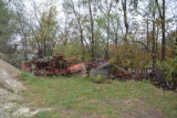 Large pile of scrap iron