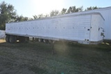 1970 Timpte 39' aluminum flat bottom grain trailer