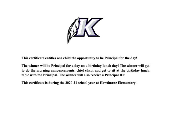Principal for a Day