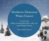 Front Row Winter Concert - KINDERGARTEN