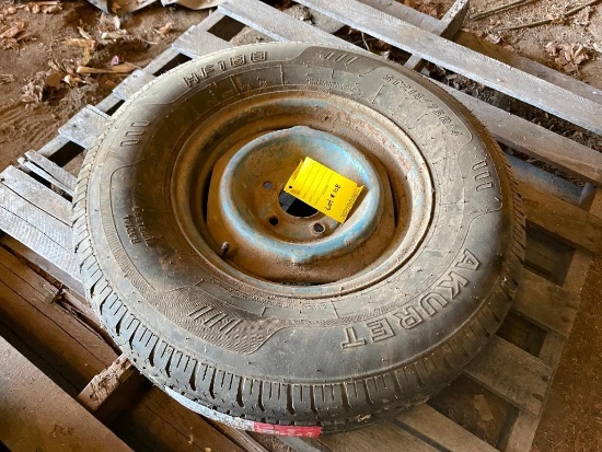14" tire on 5-bolt rim