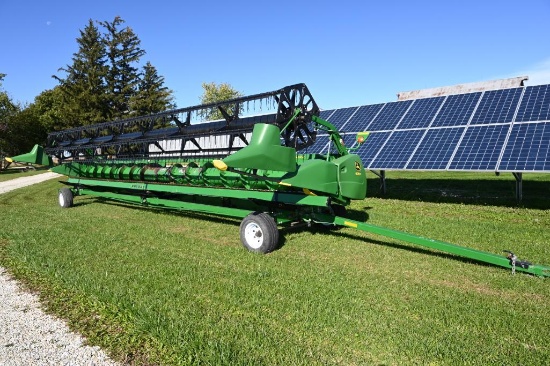 2009 John Deere 635F 35' HydraFlex platform
