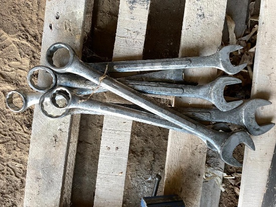 Group of large wrenches