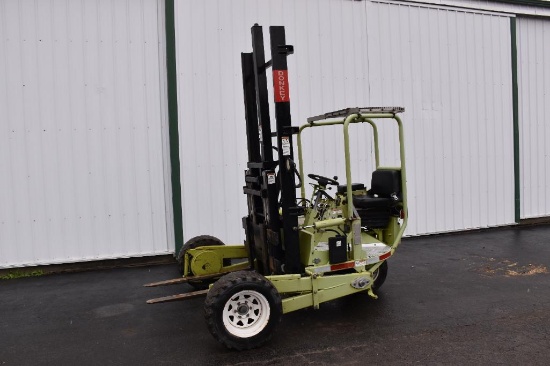 2004 Donkey D12-4K truck mounted 3-wheel forklift