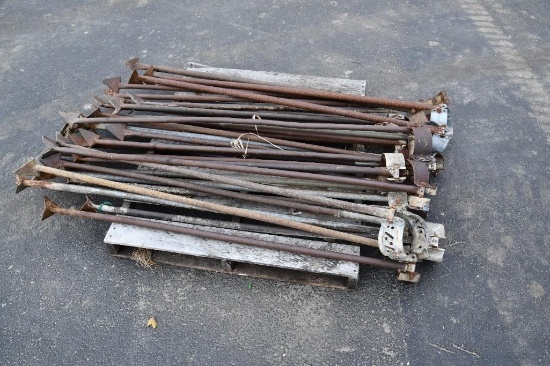 Quantity of wind braces for 4" irrigation line