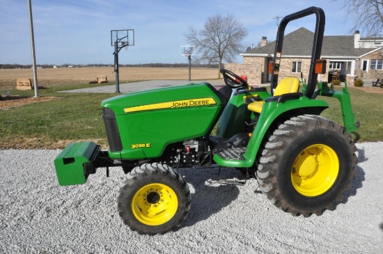 2011 John Deere 3038E MFWD compact utility tractor