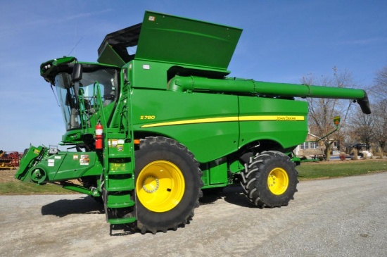 2021 John Deere S780 4wd combine