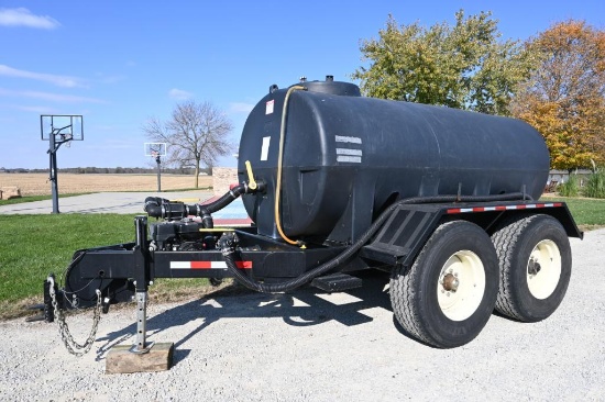 2014 Enduraplas 1,600 gal. liquid tender trailer