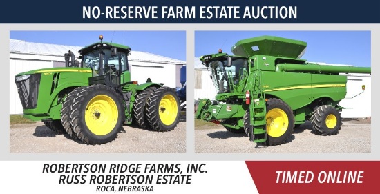 No-Reserve Farm Estate Auction - Robertson