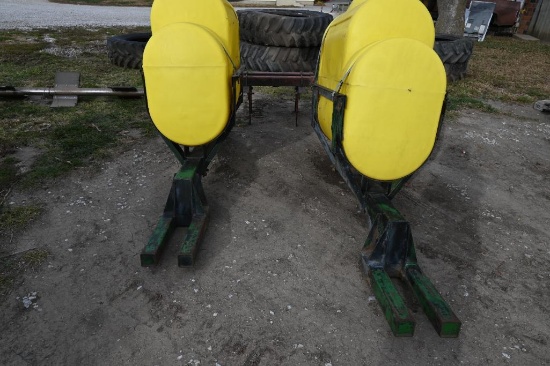 (2) 300 gal. saddle tanks w/brackets