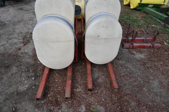 (2) Snider 300 gal. saddle tanks w/brackets