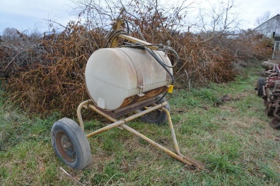 300 gallon pull type sprayer with hand wand