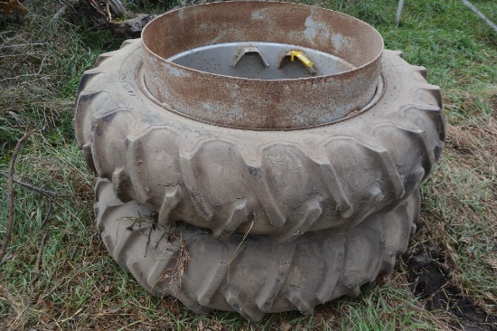 13.6-38 Tires & Rims , No Hardware
